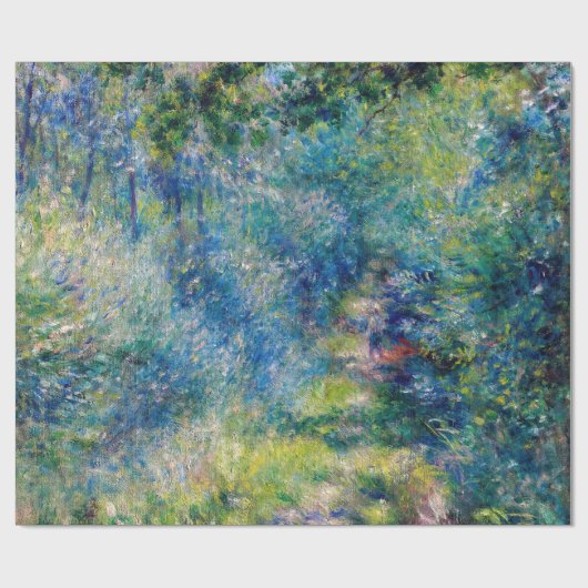 Papier Cadeau Pierre-Auguste Renoir - Chemin dans la Forêt (Plat)