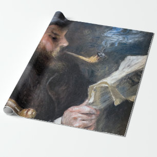 Papier Cadeau Pierre-Auguste Renoir - Claude Monet lisant
