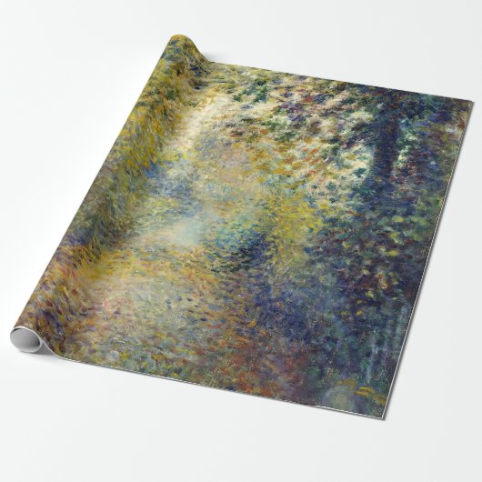 Papier Cadeau Pierre-Auguste Renoir - Dans les bois (Déroulé)
