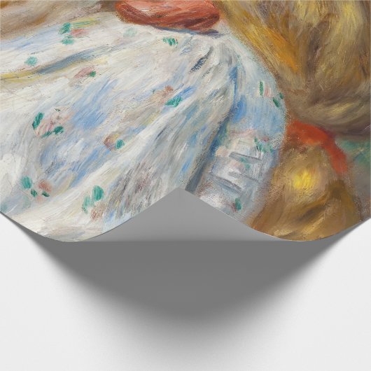 Papier Cadeau Pierre-Auguste Renoir - Deux Filles Lecture (Coin)