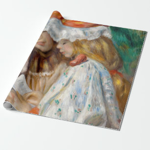 Papier Cadeau Pierre-Auguste Renoir - Deux Jeunes Filles lisant