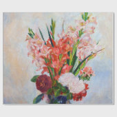 Papier Cadeau Pierre-Auguste Renoir - Gladioli (Plat)