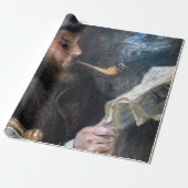 Papier Cadeau Pierre-Auguste Renoir - Lecture Claude Monet (Déroulé)