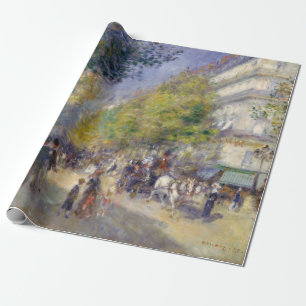 Papier Cadeau Pierre-Auguste Renoir - Paris, Grands Boulevards