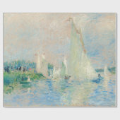 Papier Cadeau Pierre-Auguste Renoir - Regatta à Argenteuil (Plat)