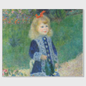 Papier Cadeau Pierre-Auguste Renoir - Une fille avec une canne d (Plat)