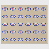 Papier Cadeau Pierre de curling (Plat)