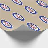 Papier Cadeau Pierre de curling (Coin)
