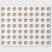 Papier Cadeau Pierre de curling Emoji (Plat)
