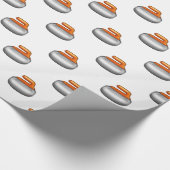 Papier Cadeau Pierre de curling Emoji (Coin)
