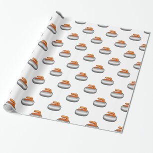 Papier Cadeau Pierre de curling Emoji