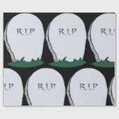 Papier Cadeau Pierre de gravure RIP (Plat)
