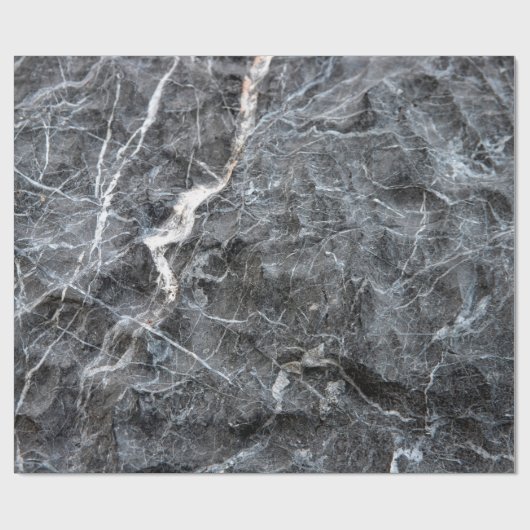 Papier Cadeau Pierre de marbre gris (Plat)