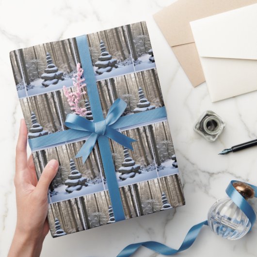 Papier Cadeau Pierre d'hiver Cairn (Cadeaux)