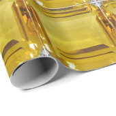 Papier Cadeau Pierre jaune (Coin rond)