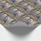 Papier Cadeau Pierre la forêt de lapins Premier anniversaire (Coin)