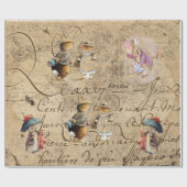 Papier Cadeau pierre lapin (collection3) Papier de tissus (Plat)