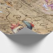 Papier Cadeau pierre lapin (collection3) Papier de tissus (Coin)