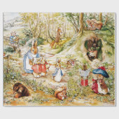 Papier Cadeau Pierre le lapin (Plat)