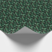 Papier Cadeau Pierre précieuse vert foncé (Coin)