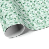 Papier Cadeau Pierre précieuse verte claire (Coin rond)