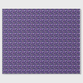 Papier Cadeau Pierre précieuse violette (Plat)