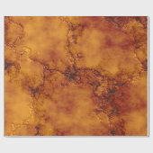 Papier Cadeau Pierre rugueuse d'Halloween (Plat)