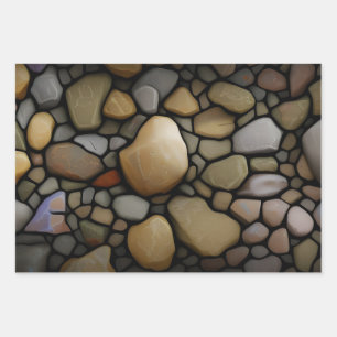 Papier cadeau - pierres