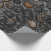 Papier Cadeau Pierres de couleur aérée (Coin)