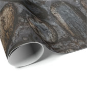 Papier Cadeau Pierres de couleur aérée (Coin rond)