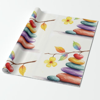 Papier Cadeau Pierres équilibrées