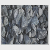 Papier Cadeau Pierres gris (Plat)
