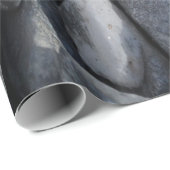 Papier Cadeau Pierres gris (Coin rond)