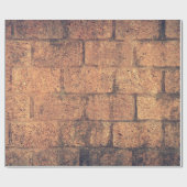 Papier Cadeau Pierres murales en briques d'architecture (Plat)