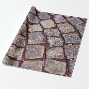 Papier Cadeau Pierres pavées pavés pierres