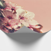 Papier Cadeau Pierres Zen Noir Fleurs (Coin)