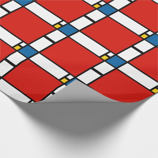 Papier Cadeau Piet Mondrian, Composition ii (Coin)