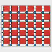 Papier Cadeau Piet Mondrian, Composition ii (Plat)