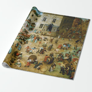Papier Cadeau Pieter Bruegel aux Jeux pour enfants