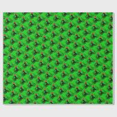 Papier Cadeau Pieuvre de Noël - Papier à envelopper (Plat)