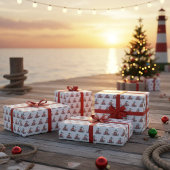 Papier Cadeau Pieuvre Joie de Noël