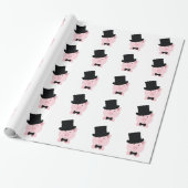 Papier Cadeau Pig Dapper (Déroulé)