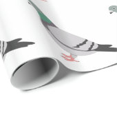 Papier Cadeau Pigeon (Coin rond)