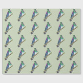 Papier Cadeau Pigeon de Kereru Wood (Plat)