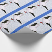 Papier Cadeau Pigeon noir 1973 (Coin)