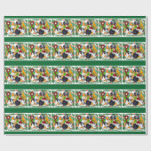Papier Cadeau Pigeons de Christmas (Plat)