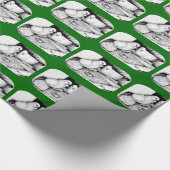 Papier Cadeau Pigeons de glace (Coin)