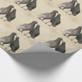 Papier Cadeau Pigeons romantiques (Coin)