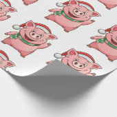 Papier Cadeau Piggy de Noël (Coin)