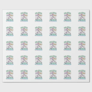 Papier Cadeau Pilates de licorne et poussière de pixie typograph